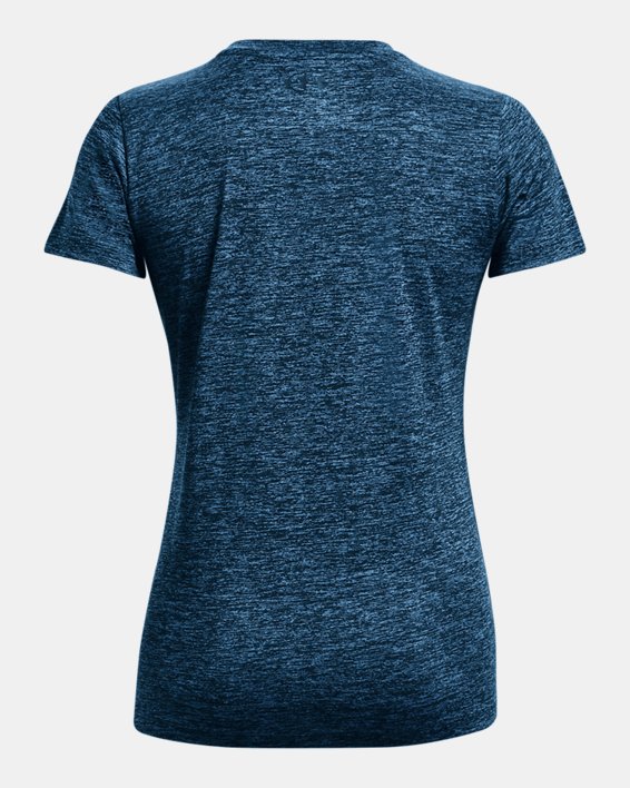Women's UA Tech™ Short Sleeve in Blue image number 5